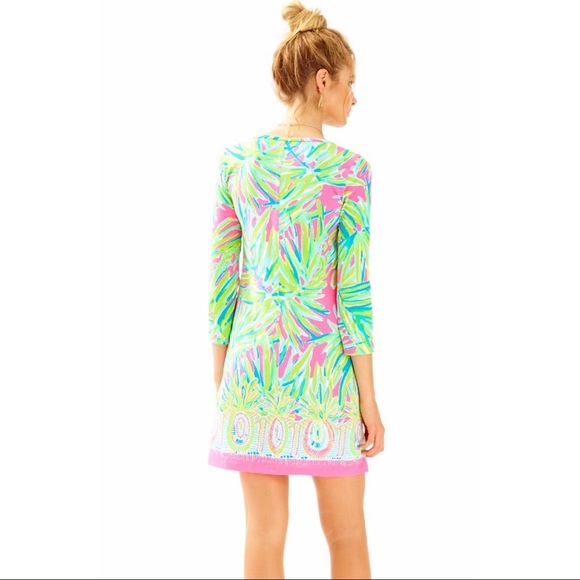 Lilly Pulitzer Beacon Dress in Tiki Pink - Picture 2 of 5